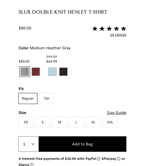 Men's Banana Republic Long Sleeve Henley Knitted Shirt - Picture 5 of 5